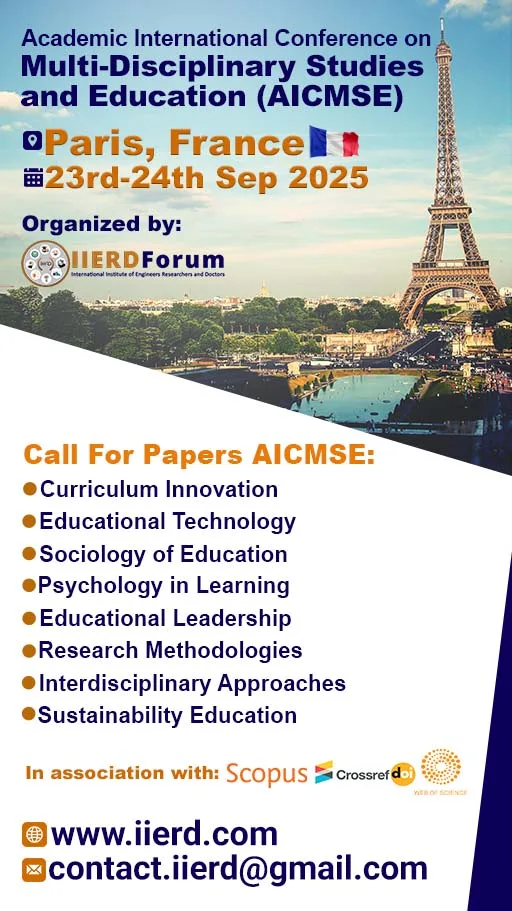 Multi-Disciplinary Studies and Education Conference in France